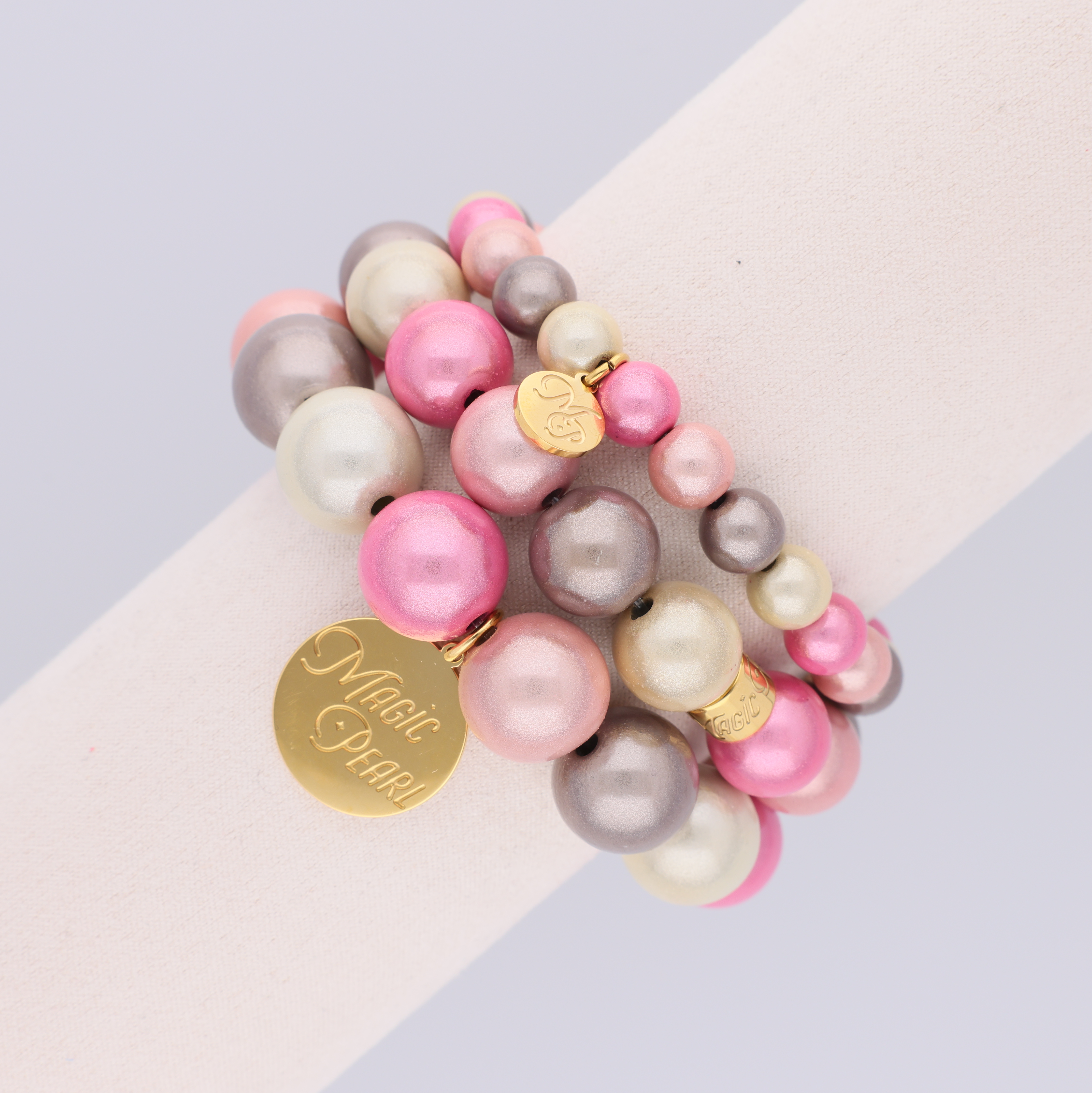 Perlenarmband "Cashmere Rose"