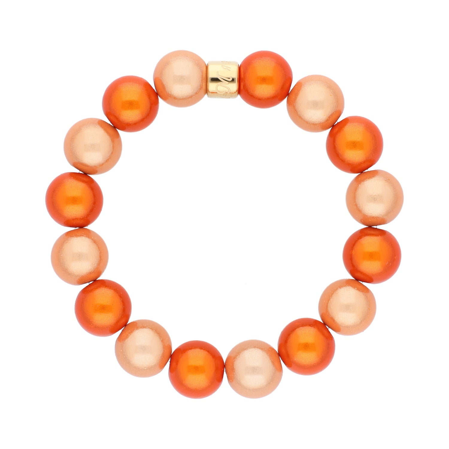 Golden Papaya Perlenarmband