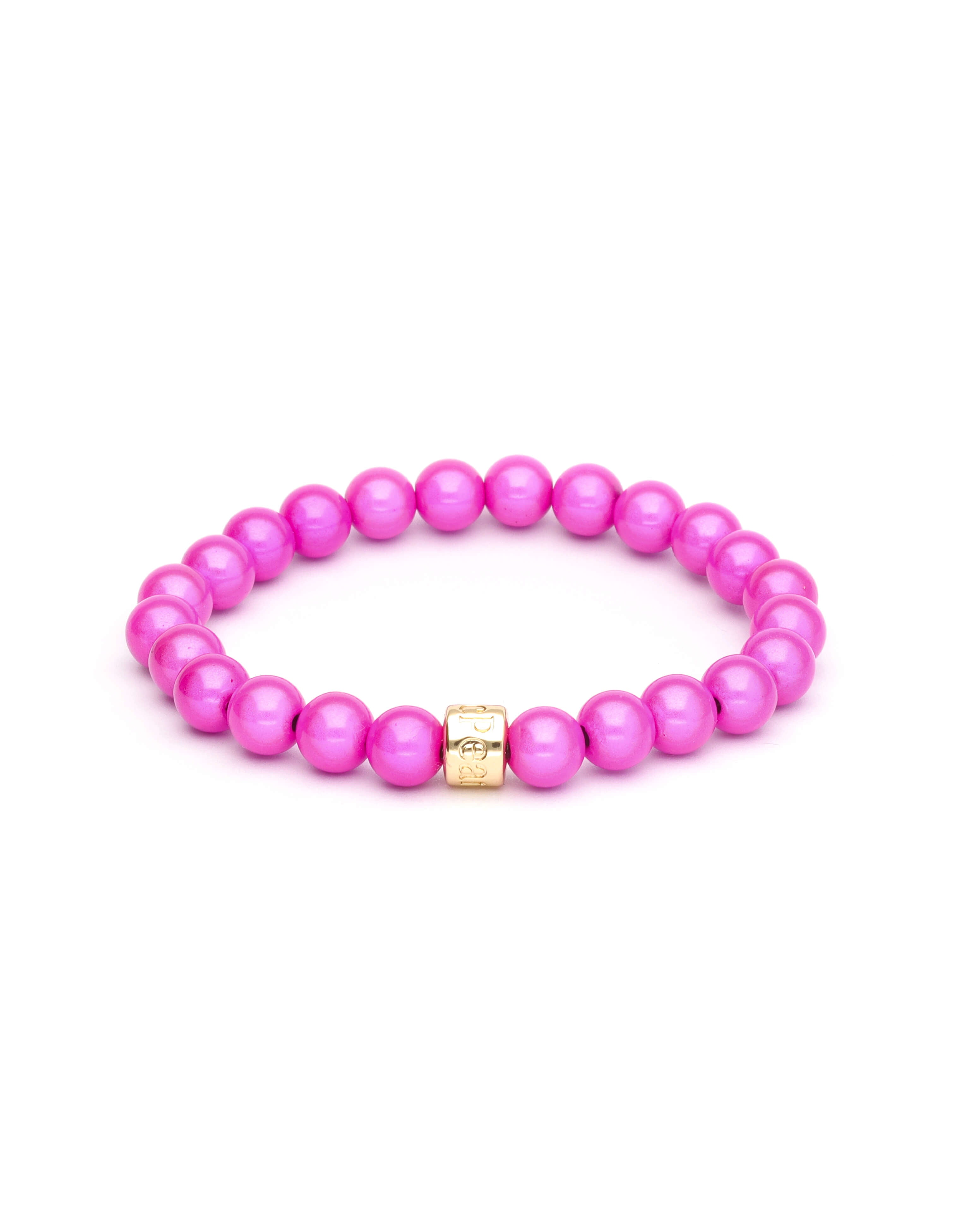 Perlenarmband Hot Pink Fine