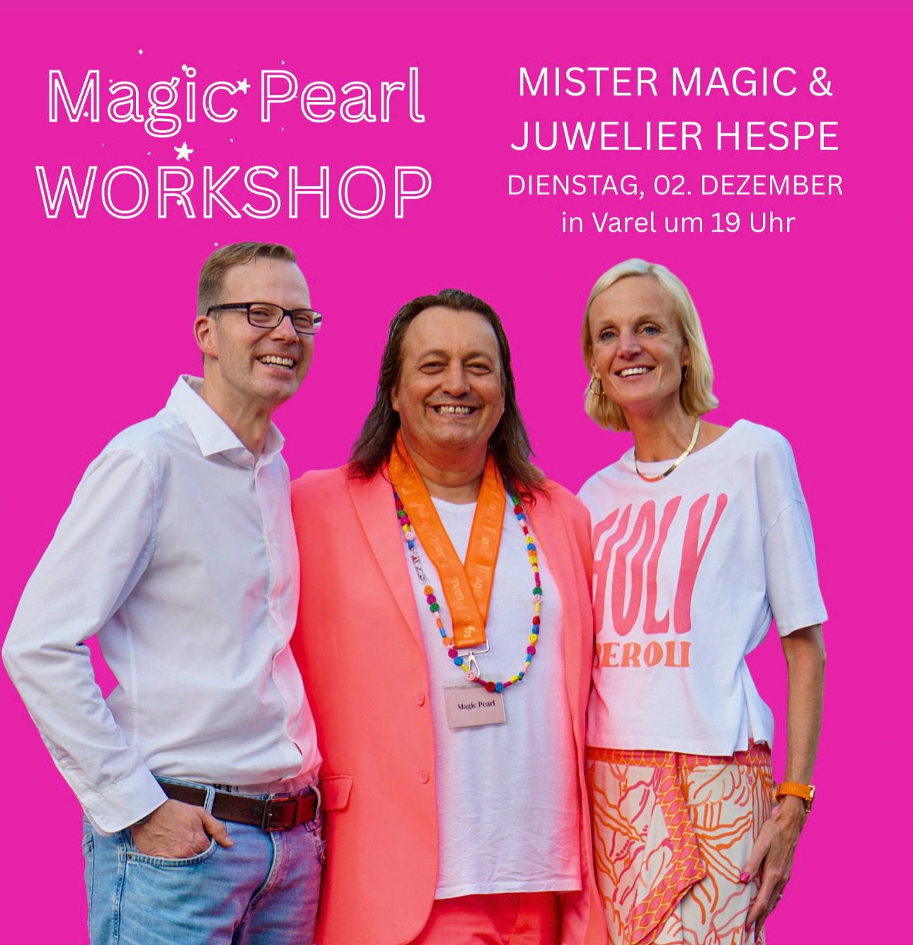 Perlenworkshop am 02.12.25 mit Juwelier Hespe in Varel