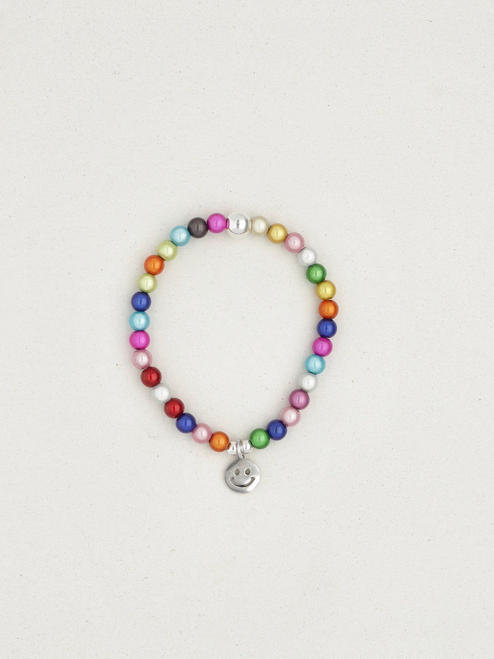 Happy Rainbow Beaded Bracelet