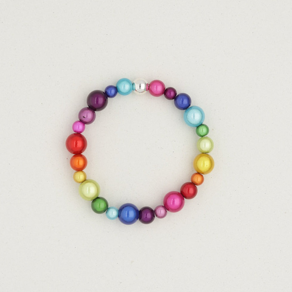 Rainbow Power Bead Bracelet