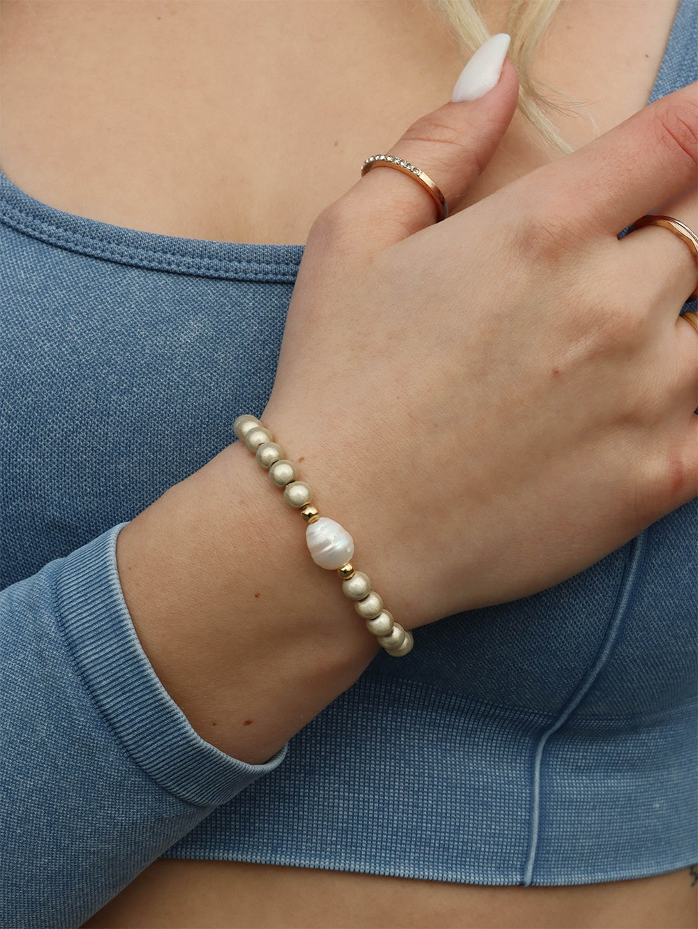 Fresh Pearl beaded bracelet