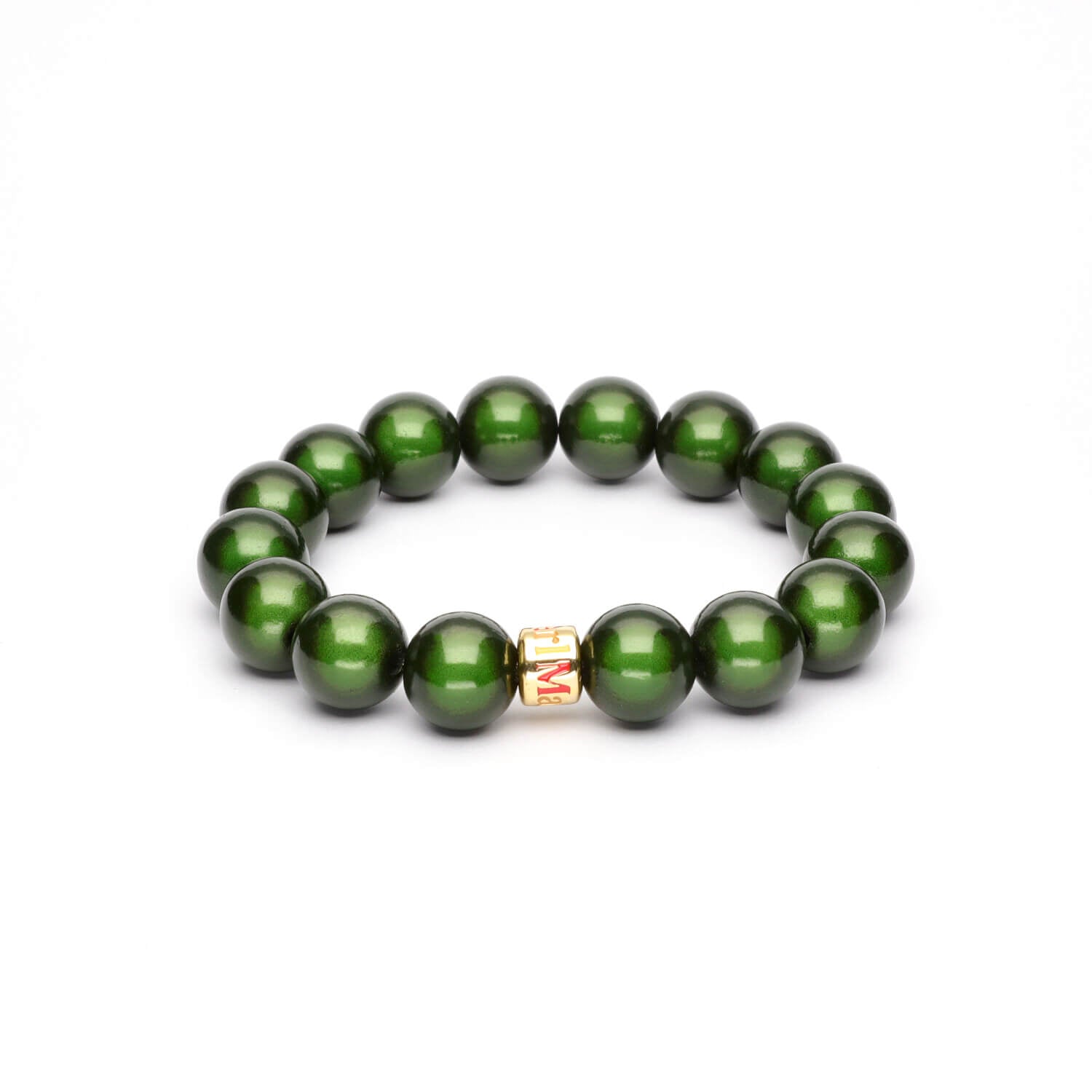 Pearl bracelet olive